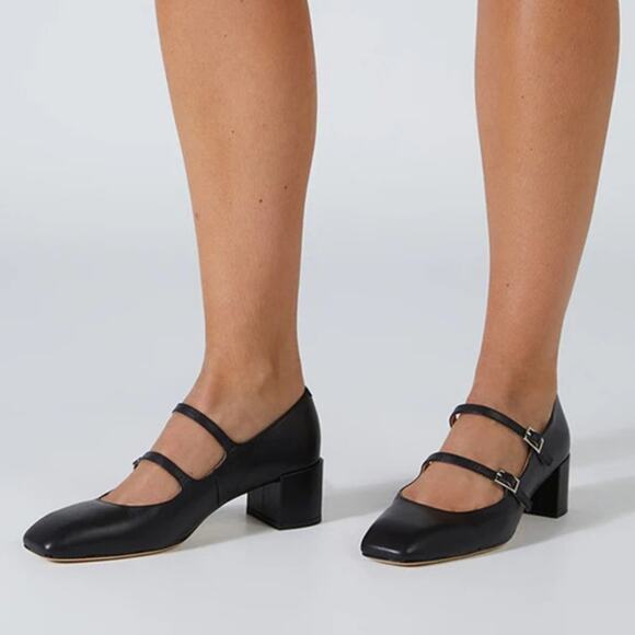Tony Bianco Whistle Mary Jane Block Heel Square Toe Patent Leather Classy Sz 8.5 - Picture 1 of 15